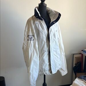 Buick Men's White and Black Performance Jacket